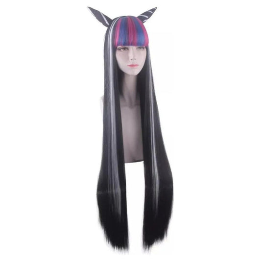 Peluca Cosplay Mioda Ibuki Danganronpa Monokuma Original
