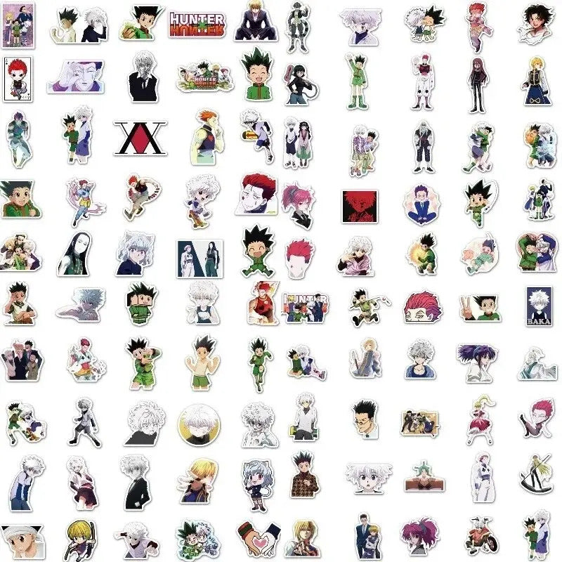 Set 100 Stickers Hunter X Hunter Anime