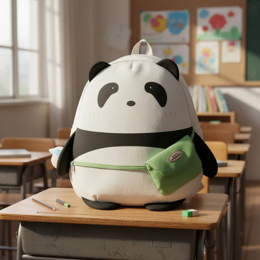 Mochila Escolar Panda Kawaii Niños Y Niñas Viaje