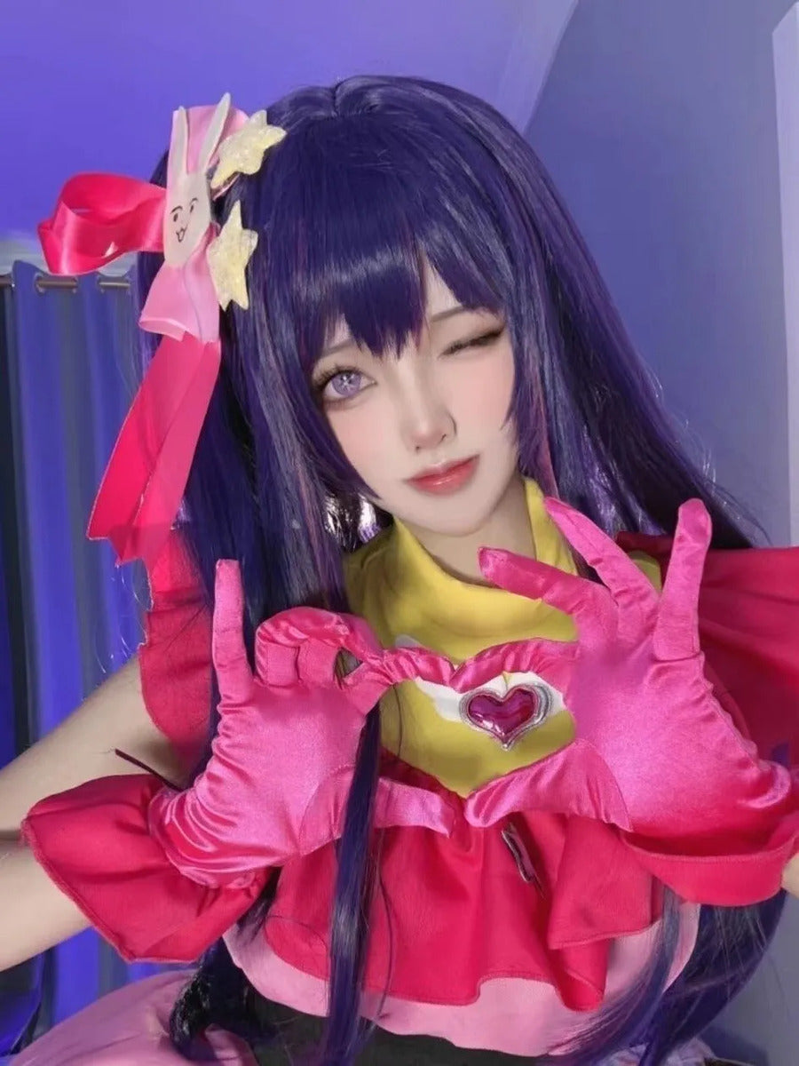 Set Cosplay Ai Hoshino Vestido Oshi No Ko Accesorios