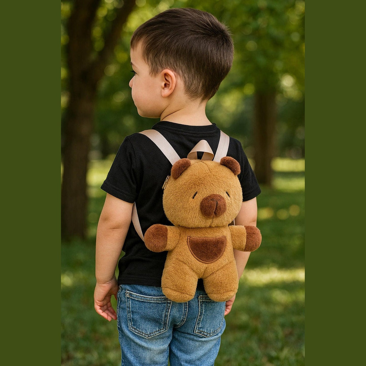 Mochila Capybara Peluche Kawaii Unisex Escolar Regalo