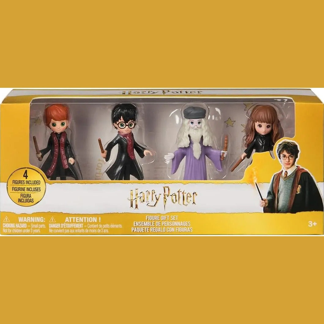 Figuras Harry Potter Ron Hermione Pack 4 Originales