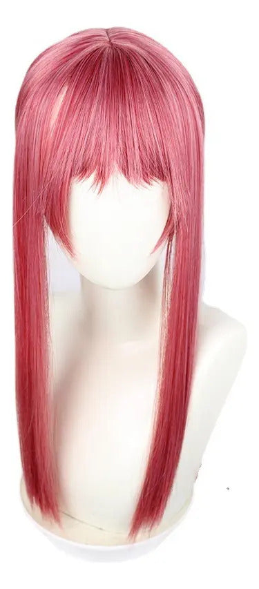 Peluca Makima Anime Chainsaw Man Cosplay Calidad