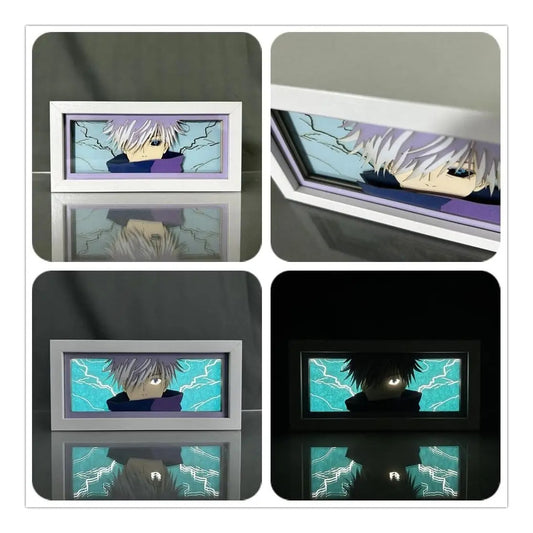 Lámpara Led Satoru Gojo Anime Jujutsu Kaisen A Pilas Y/o Usb