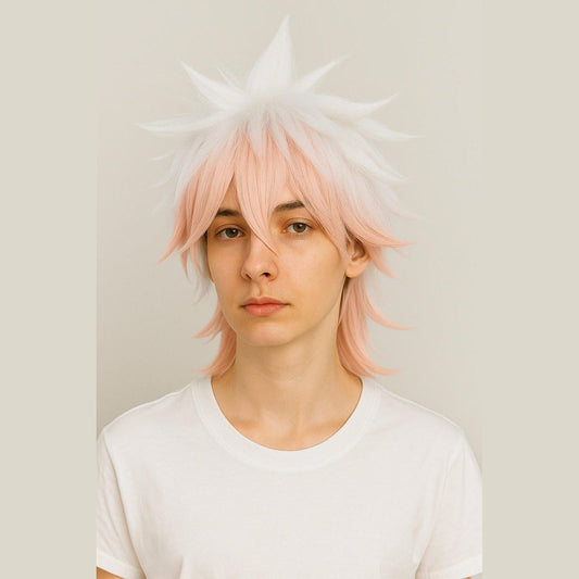 Peluca Nagito Komaeda Premium Videojuego Danganronpa Anime