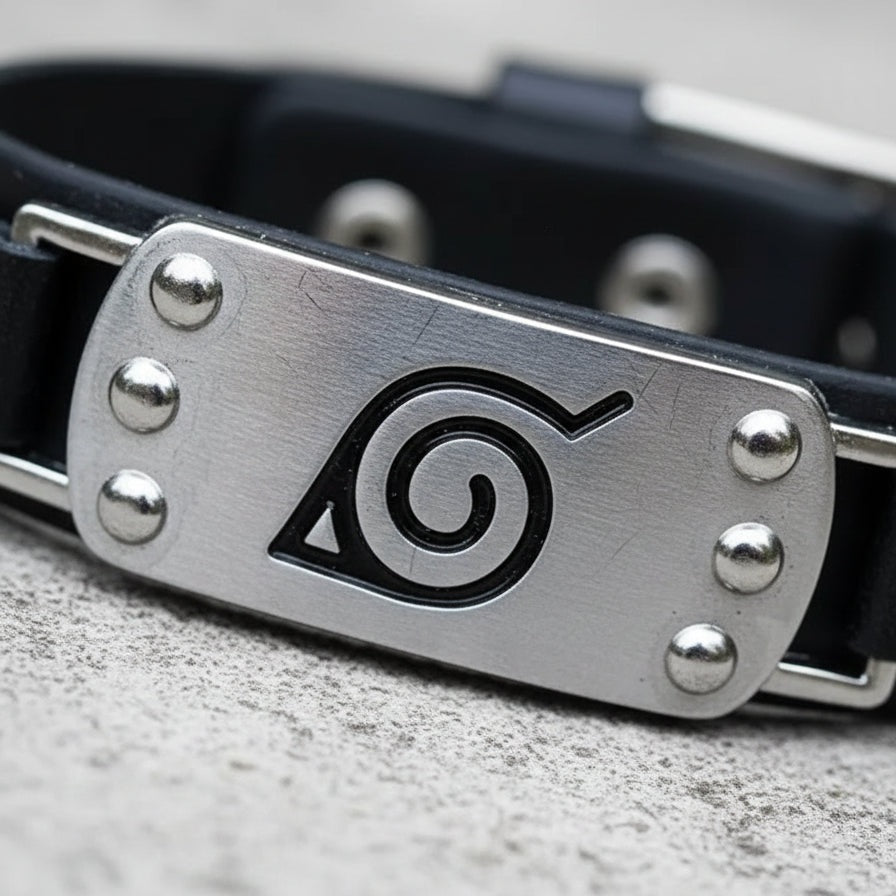 Pulsera Naruto Aldea De La Hoja Cosplay Anime Otaku