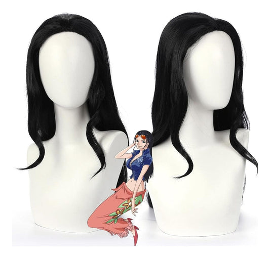 Peluca Cosplay Nico Robin Anime One Piece