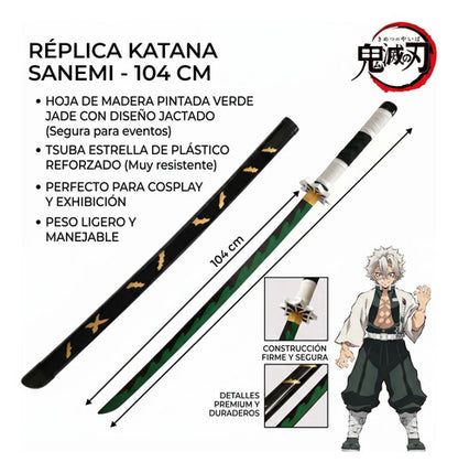 Katana Espada Sanemi Shinazugawa Demon Slayer 104cm