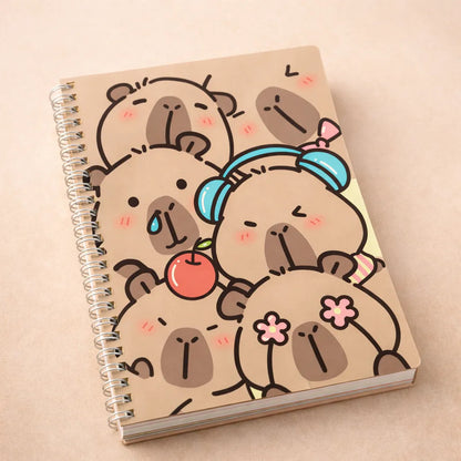 Set 10 Cuadernos Capybara Universitario Doble Espiral