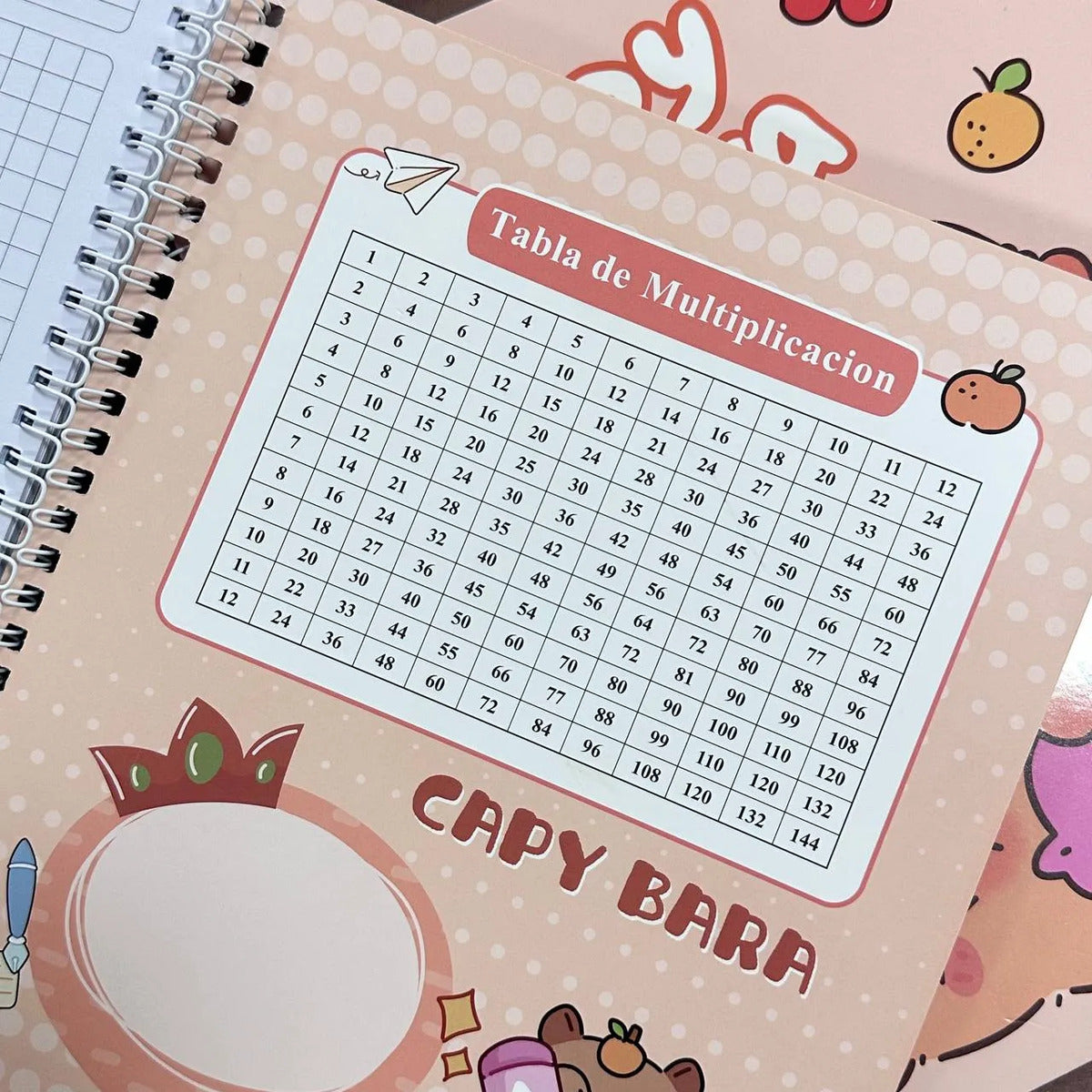 Set 10 Cuadernos Capybara Universitario Doble Espiral