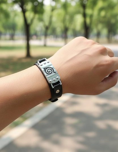 Pulsera Naruto Aldea De La Hoja Cosplay Anime Otaku