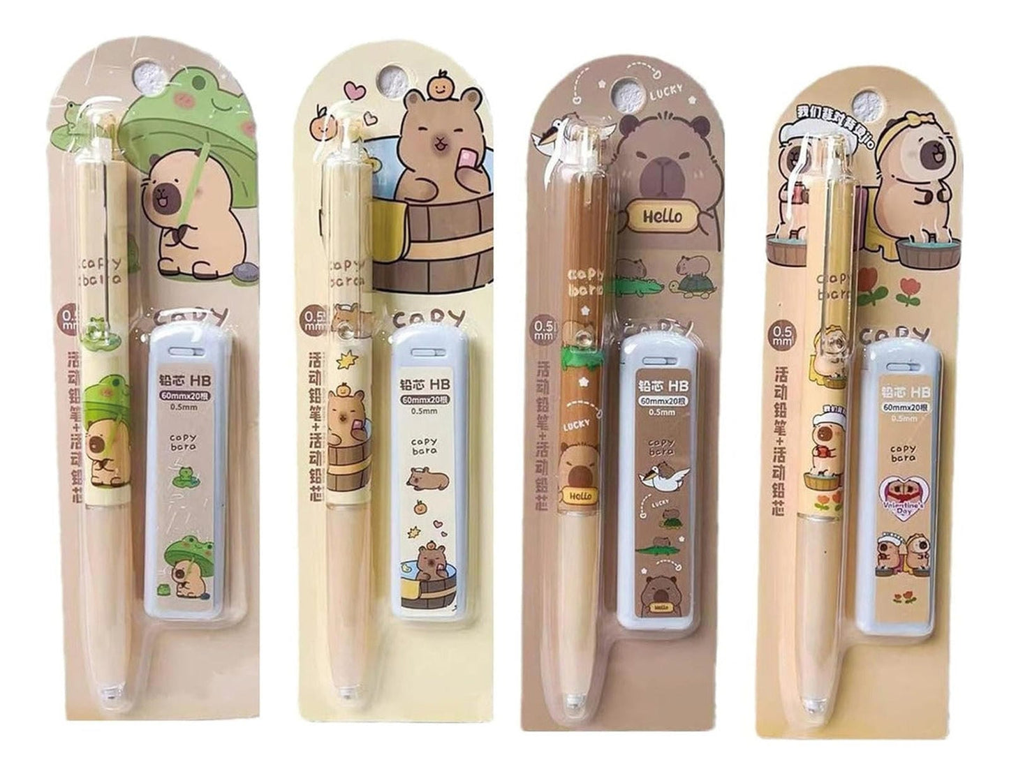 Caja Sorpresa Capybara Carpincho Kawaii Peluche Libreta Cute