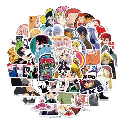 Set 100 Sticker Anime Surtidos