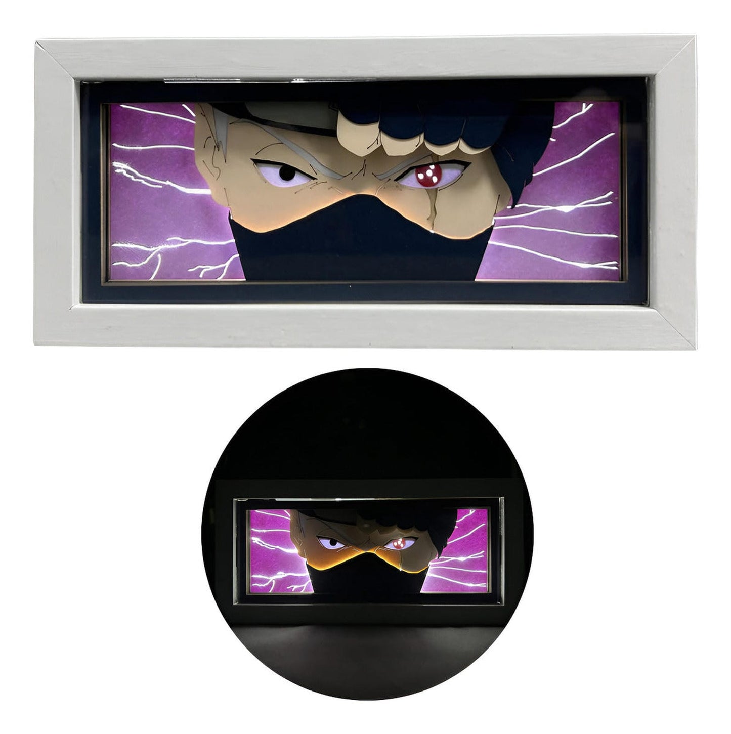 Lámpara Led Kakashi Hatake Anime Naruto A Pilas Y Usb