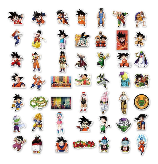 Set 100 Stickers Dragón Ball Anime