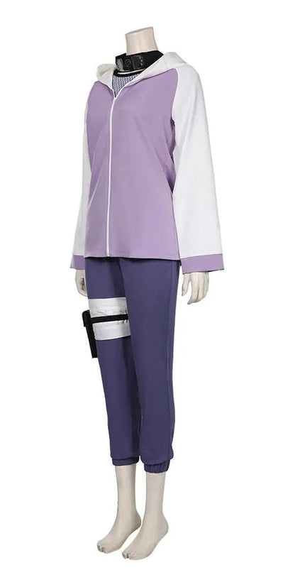Cosplay Hinata Hyuga Anime Naruto Traje