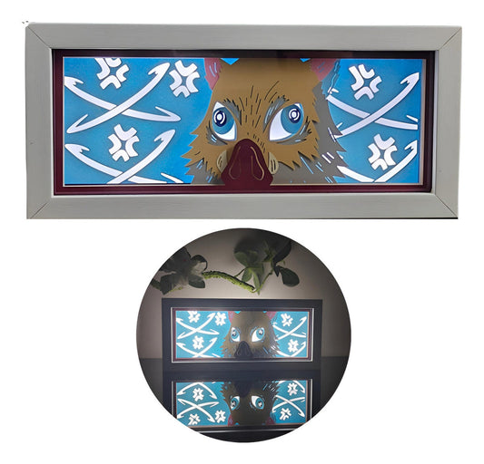 Lámpara Led Inosuke Hashibira Anime Demon Slayer A Pilas/usb