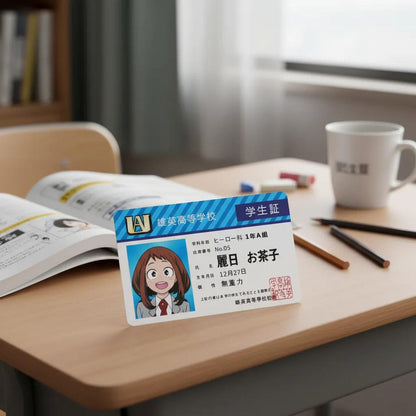 Tarjeta Estudiante UA - My Hero Academia Cosplay
