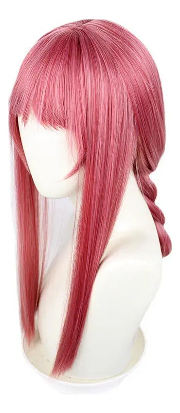 Peluca Makima Anime Chainsaw Man Cosplay Calidad