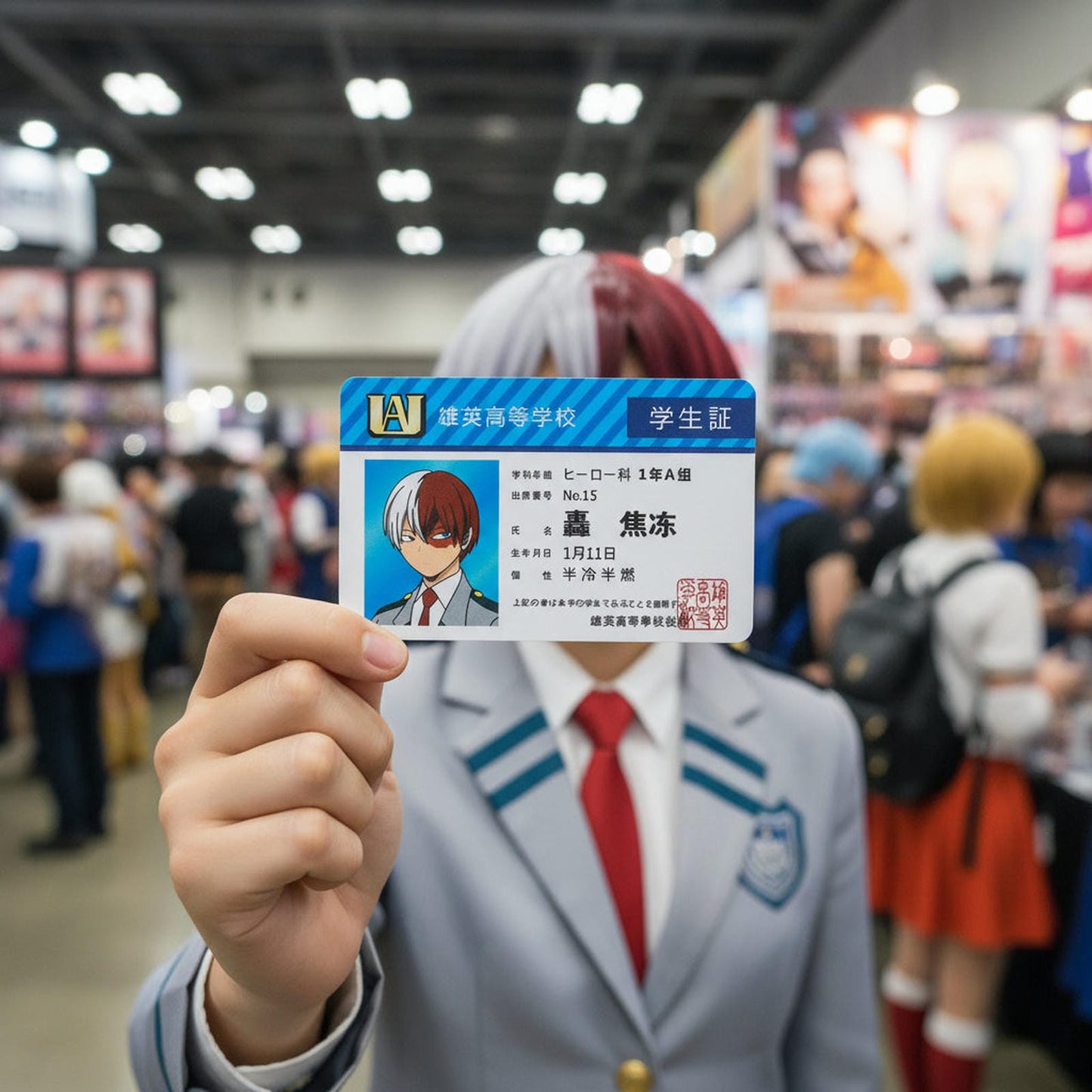Tarjeta Estudiante UA - My Hero Academia Cosplay