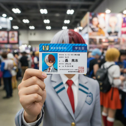 Tarjeta Estudiante UA - My Hero Academia Cosplay