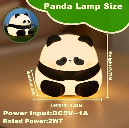 Lampara Kawai Panda Led Touch Regalo Día Del Niño