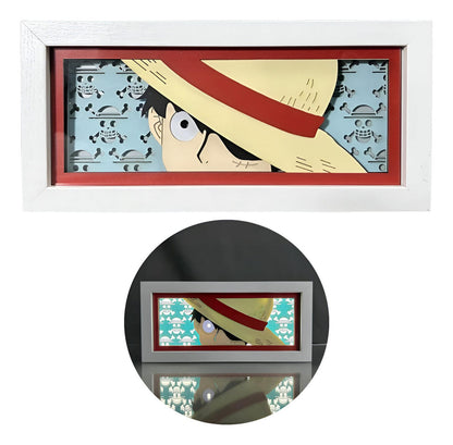 Lámpara Led Monkey D. Luffy Anime One Piece A Pilas Y Usb