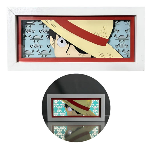 Lámpara Led Monkey D. Luffy Anime One Piece A Pilas Y Usb