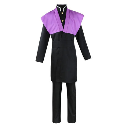 Traje completo Genya Shinazugawa detalles morados hombros