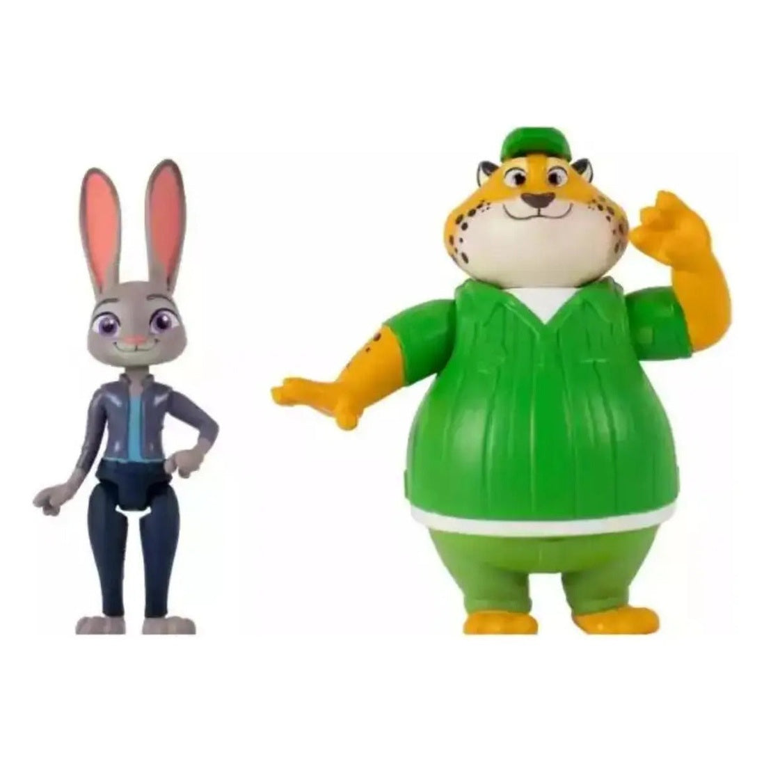 Set Figuras Zootopia 2 Judy Hopps Y Clawhauser 10cm