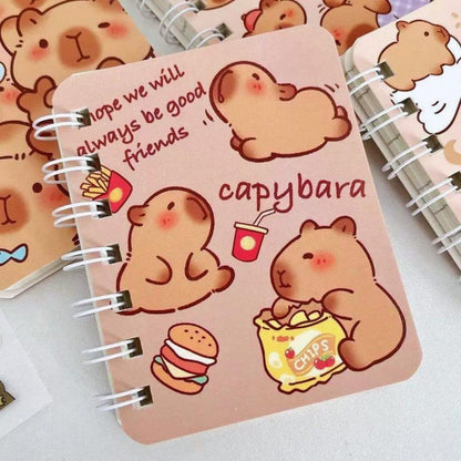 Caja Sorpresa Capybara Carpincho Kawaii Peluche Libreta Cute