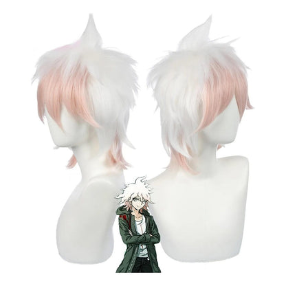 Peluca Nagito Komaeda Premium Videojuego Danganronpa Anime
