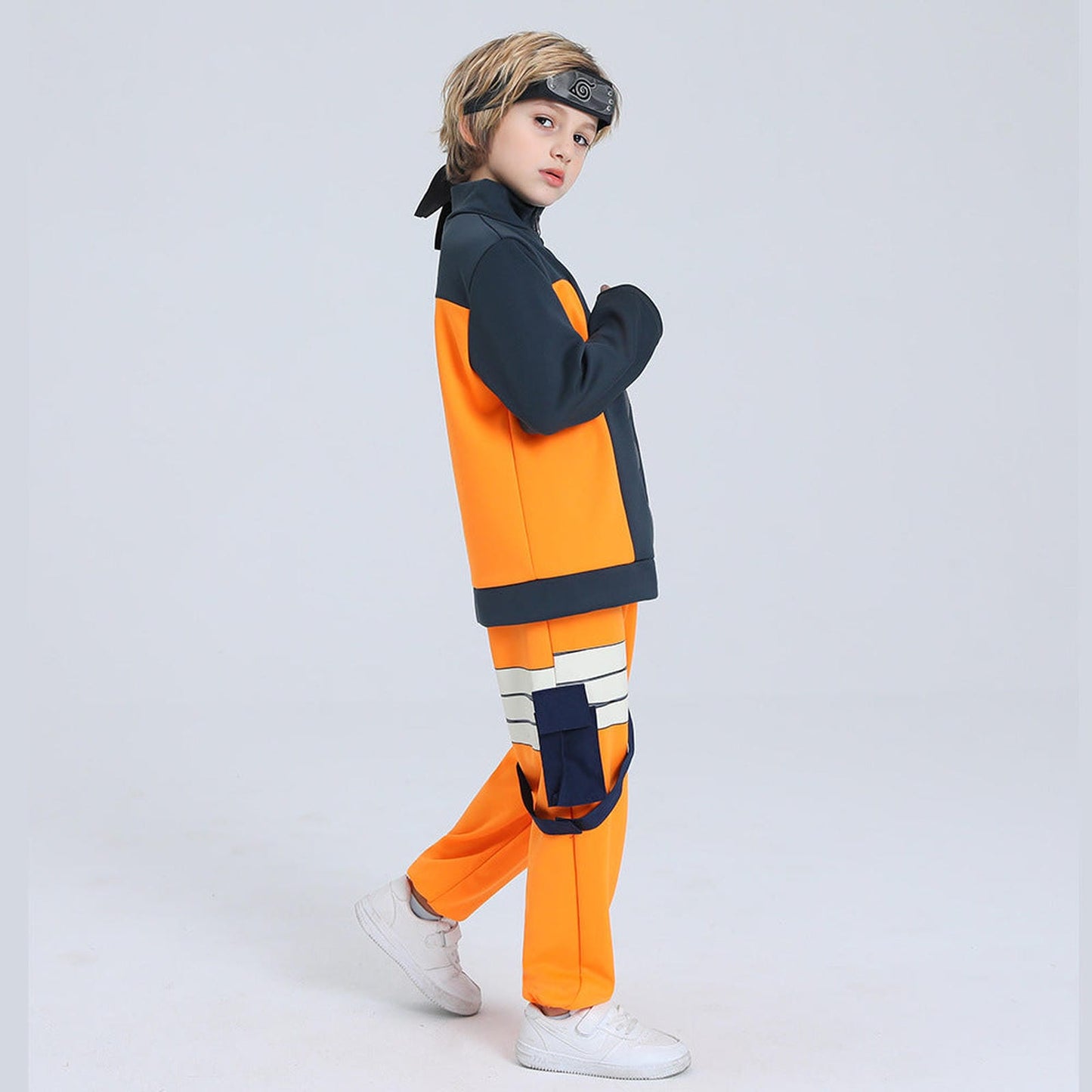 Disfraz Cosplay Naruto Shippuden Tallas Para Niño Incluye Diadema