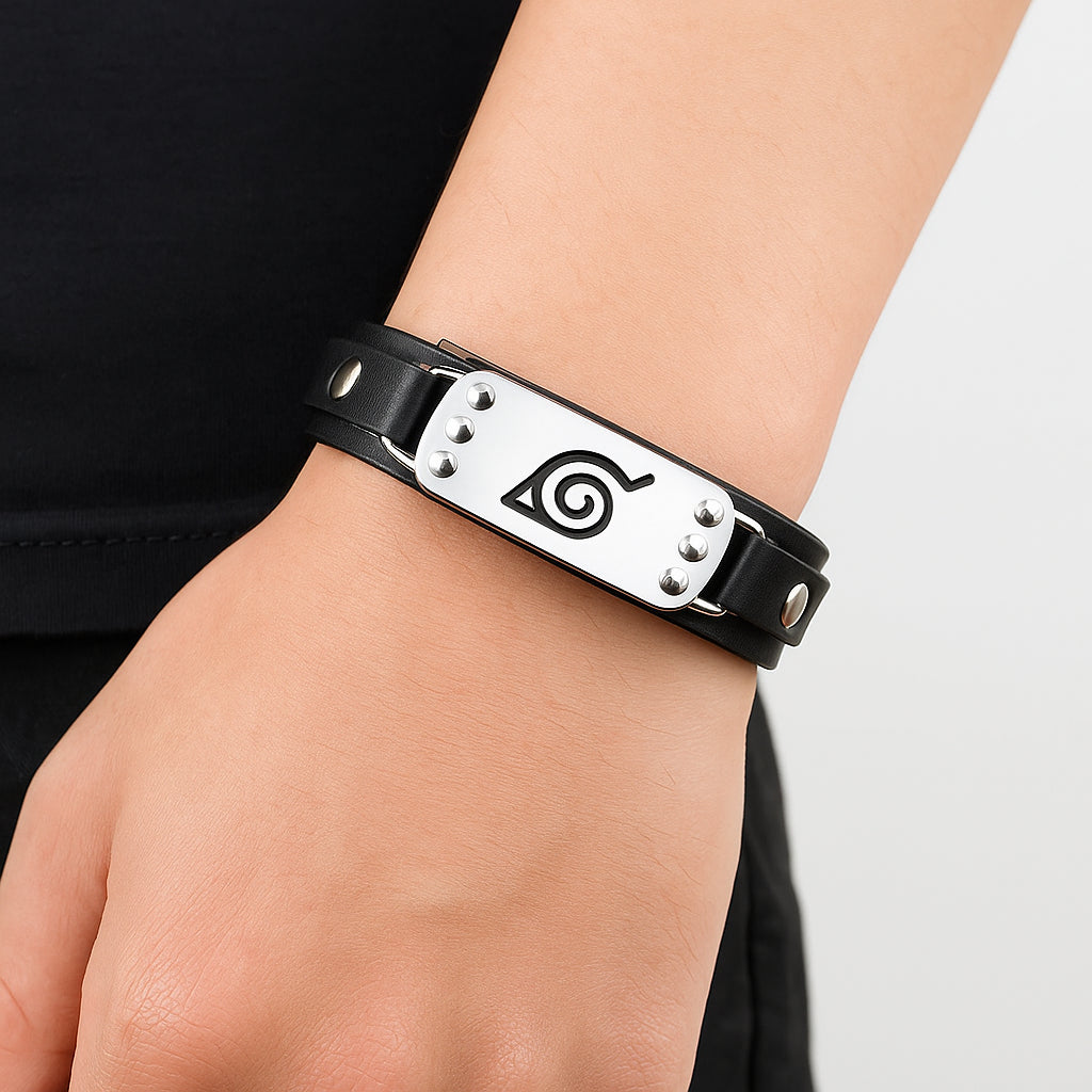 Pulsera Naruto Aldea De La Hoja Cosplay Anime Otaku
