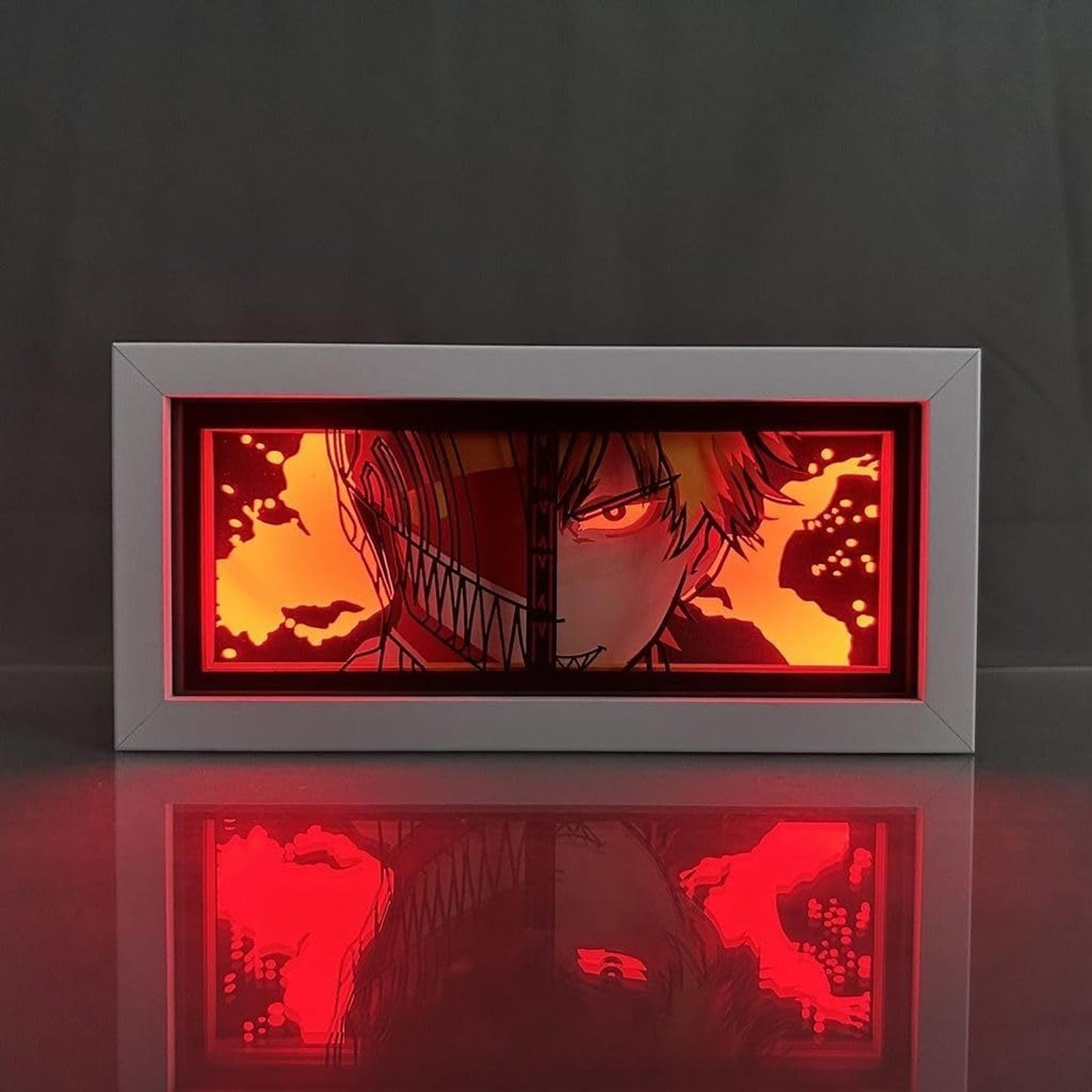 Lámpara Led Denji Anime Chainsaw Man A Pilas Y/o Usb