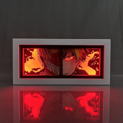 Lámpara Led Denji Anime Chainsaw Man A Pilas Y/o Usb