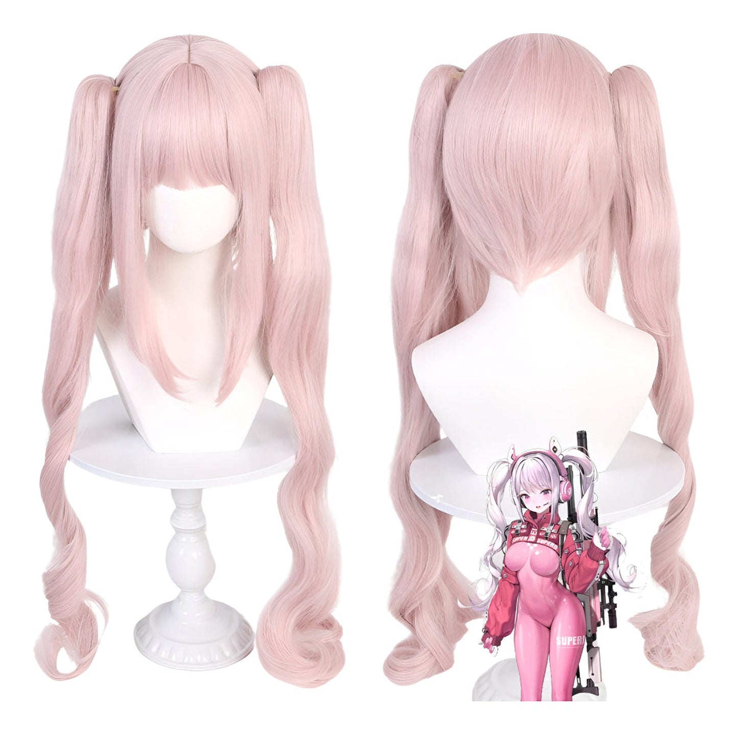 Peluca Cosplay Alice Goddess Of Victory - Nikke