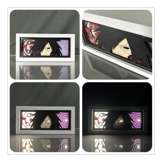Lámpara Led Madara Uchiha Anime Naruto Pilas Y Usb