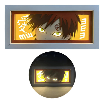 Lámpara Led Gaara Anime Naruto A Pilas Y Usb
