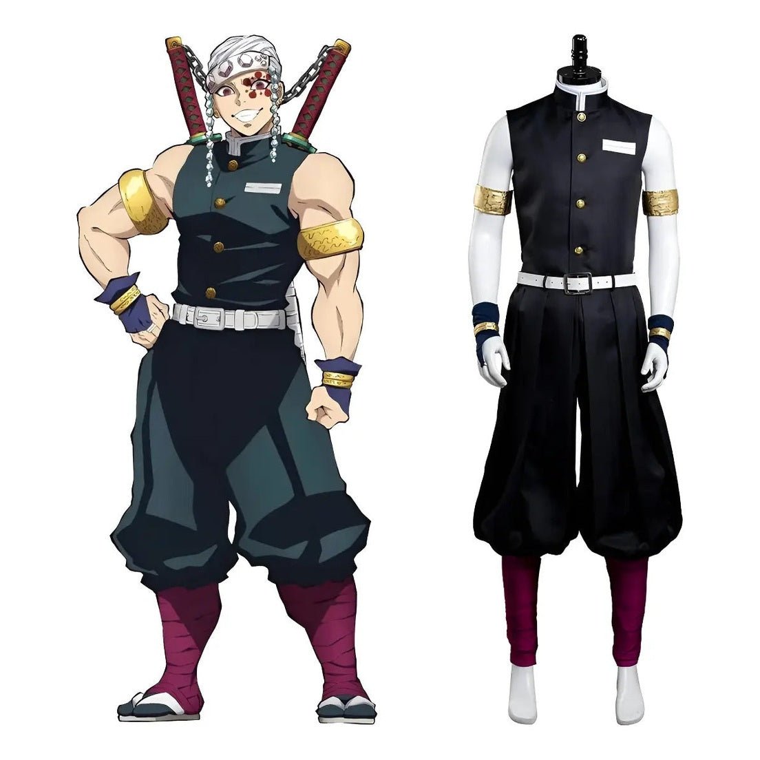 Cosplay Tengen Uzui Disfraz - Demon Slayer Kimetsu