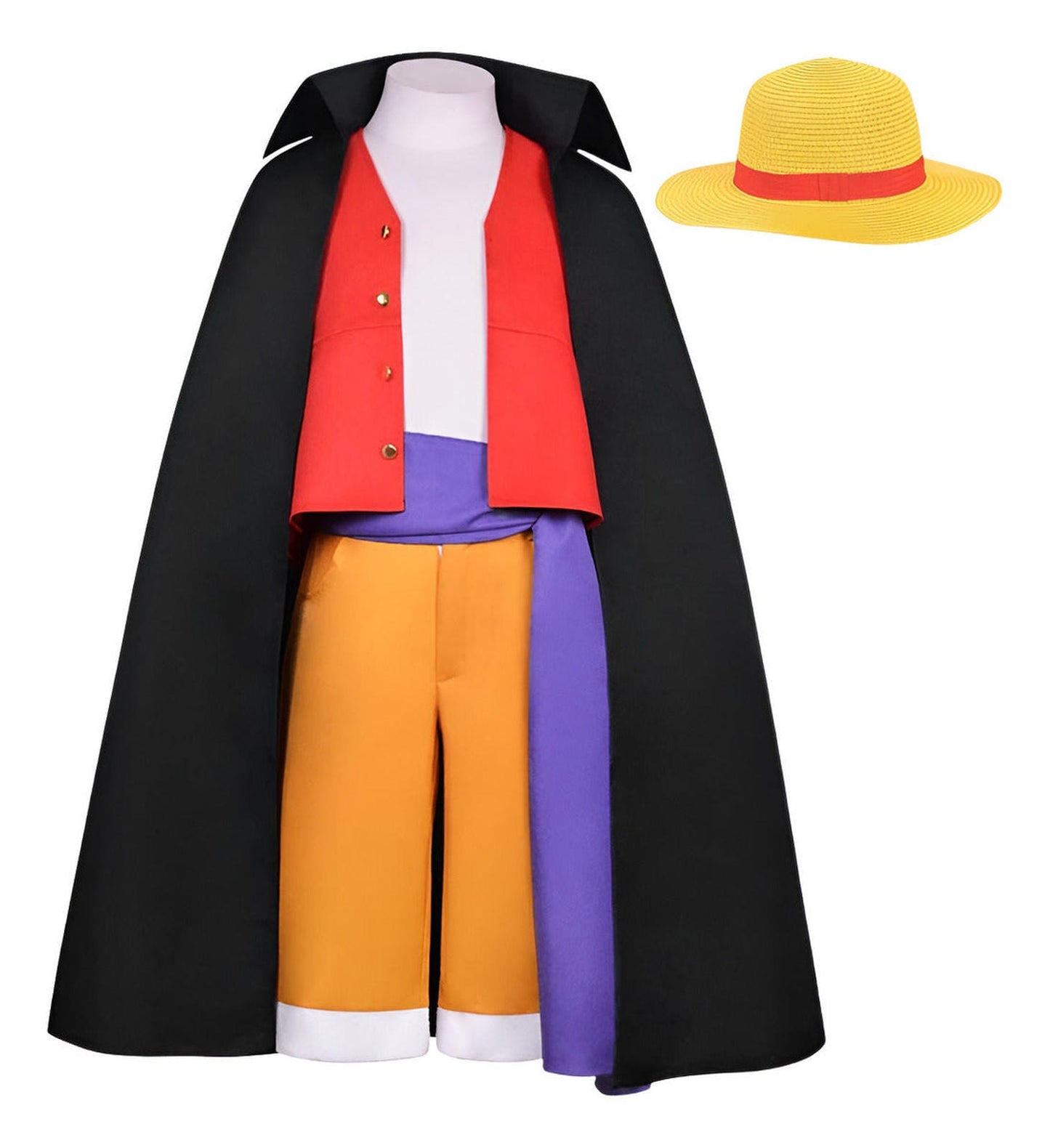 Cosplay Monkey D. Luffy Disfraz De Anime One Piece Sombrero