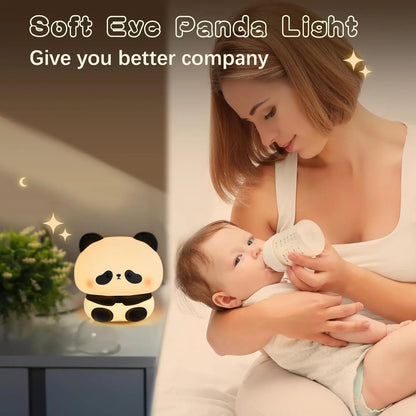 Lampara Kawai Panda Led Touch Regalo Día Del Niño
