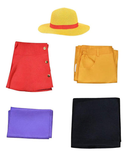Cosplay Monkey D. Luffy Disfraz De Anime One Piece Sombrero