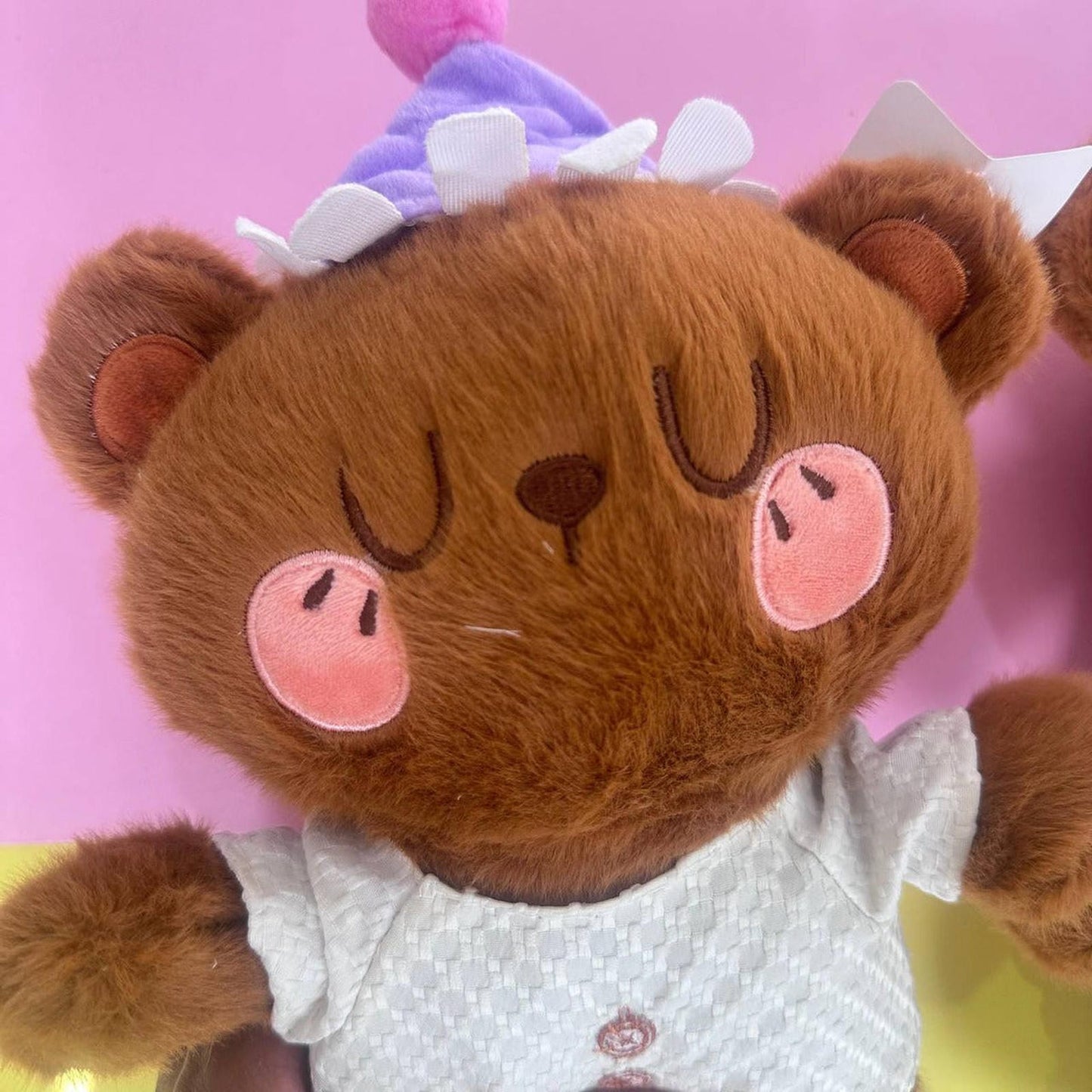 Peluche Oso Dormilón 30cm Con Gorro Regalo Niños Navidad