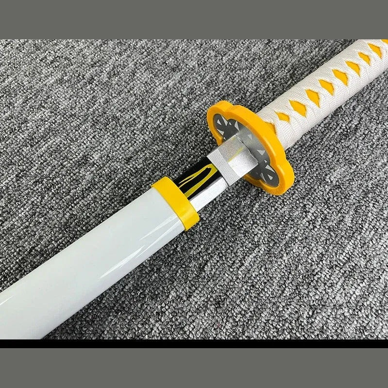 Katana Zenitsu Agatsuma Anime Demon Slayer Tamaño Real 104cm