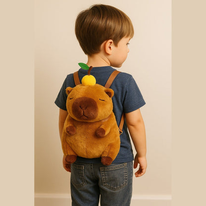 Mochila Peluche Capibara Kawaii Capybara Ideal Para Niños