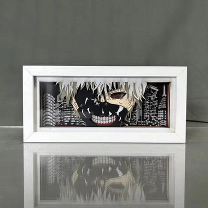 Lámpara Led Ken Kaneki Anime Tokyo Ghoul A Pilas / Usb