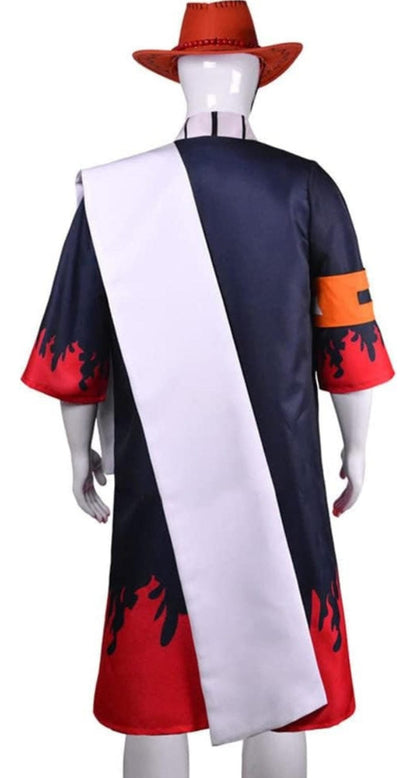 Cosplay Ace Wano One Piece Sombrero Y Accesorios Anime One Piece