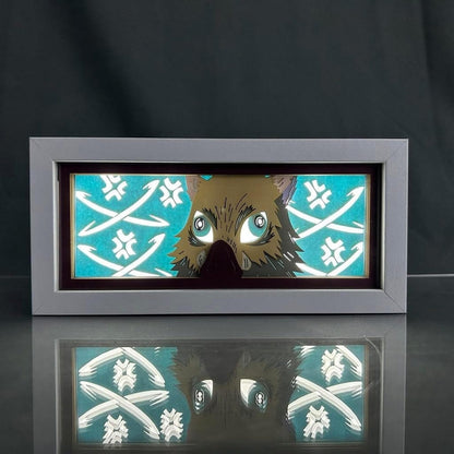 Lámpara Led Inosuke Hashibira Anime Demon Slayer A Pilas/usb