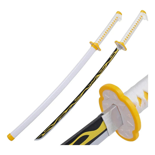 Katana Zenitsu Agatsuma Anime Demon Slayer Tamaño Real 104cm